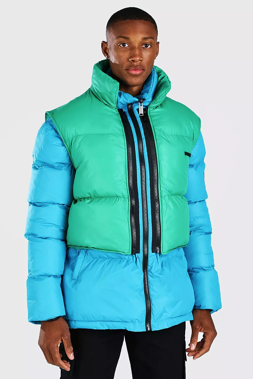 2 in 1 puffer coat