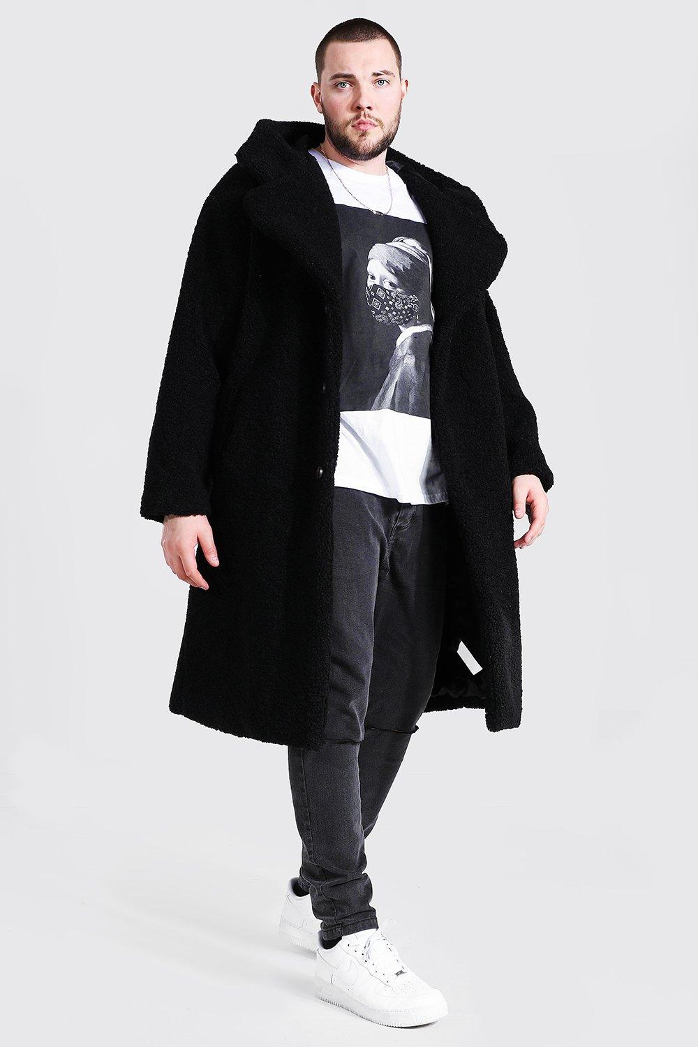 longline plus size coat