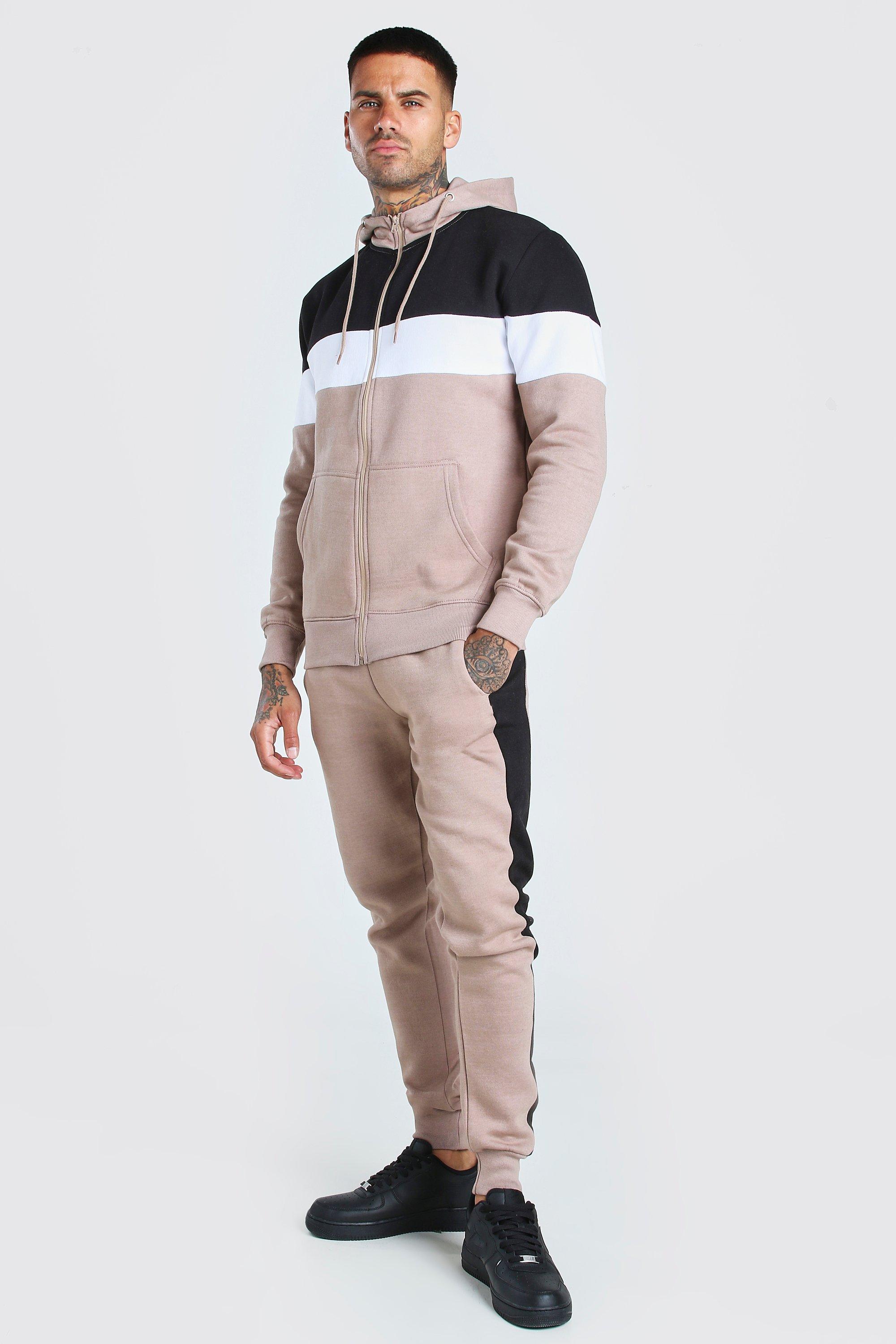 stone colour tracksuit