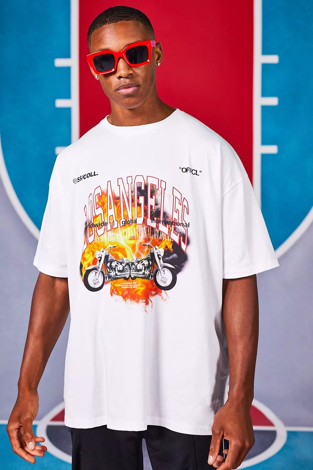 flame graphic tee