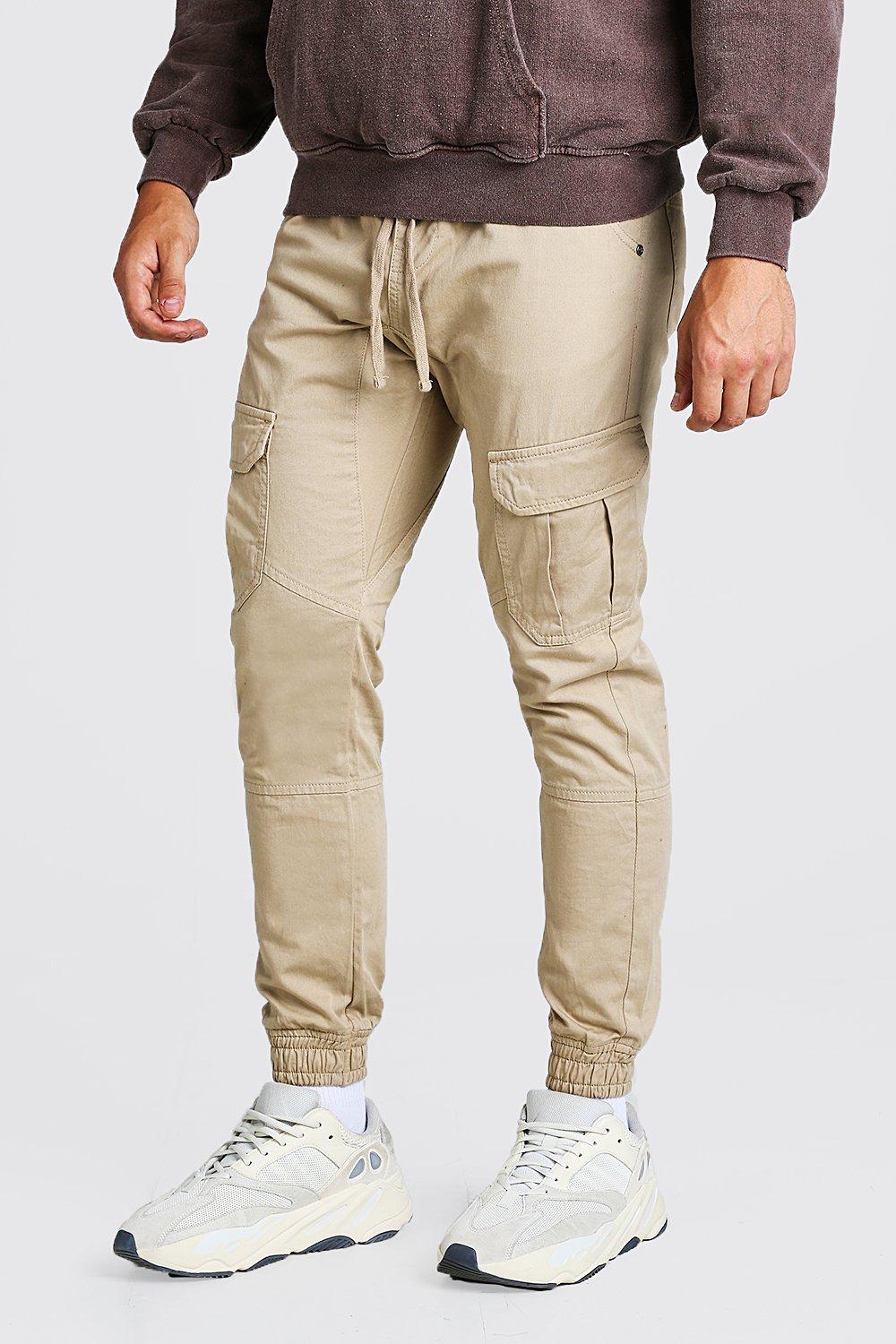 skinny fit cargo pants