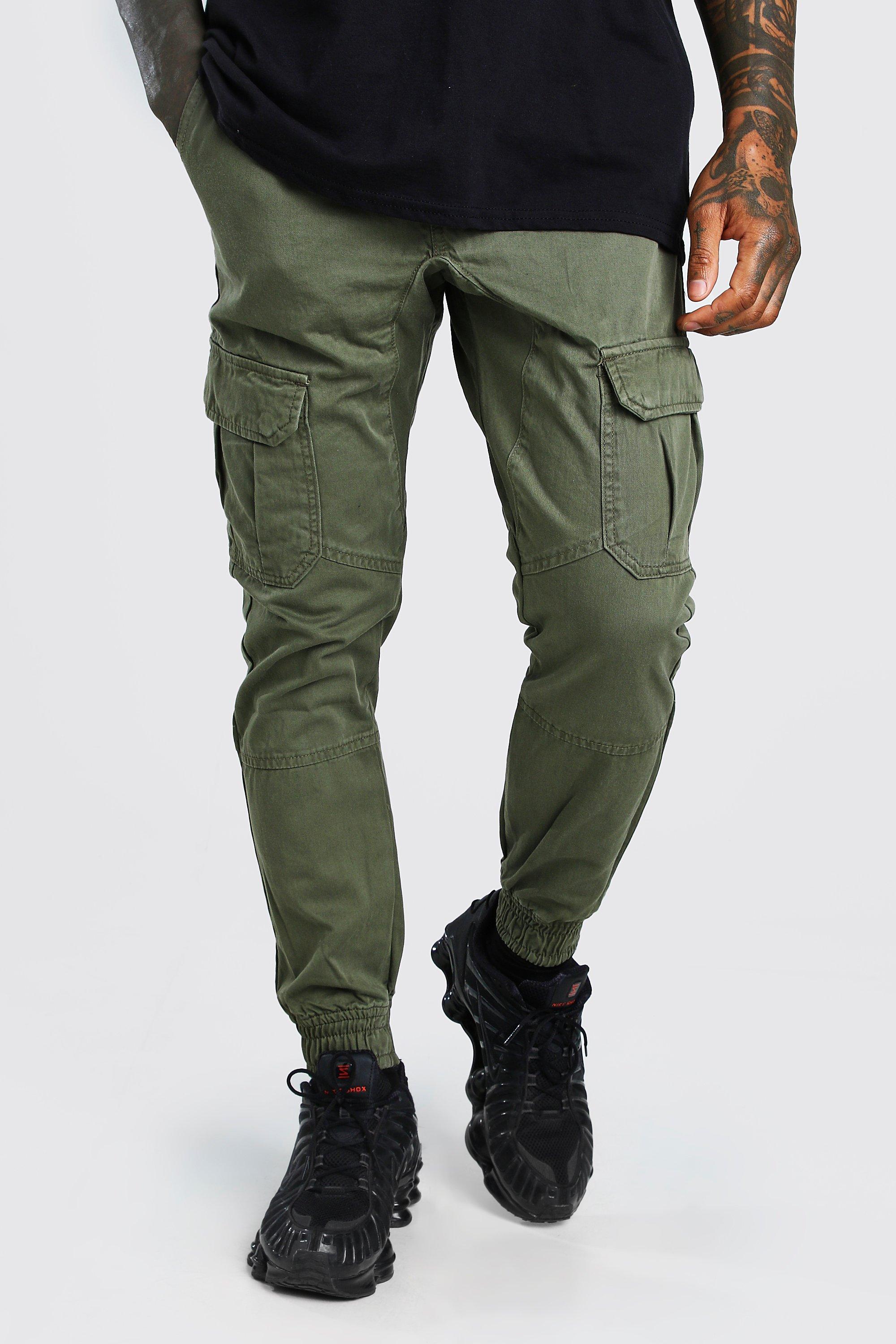 slim fit cargo pants