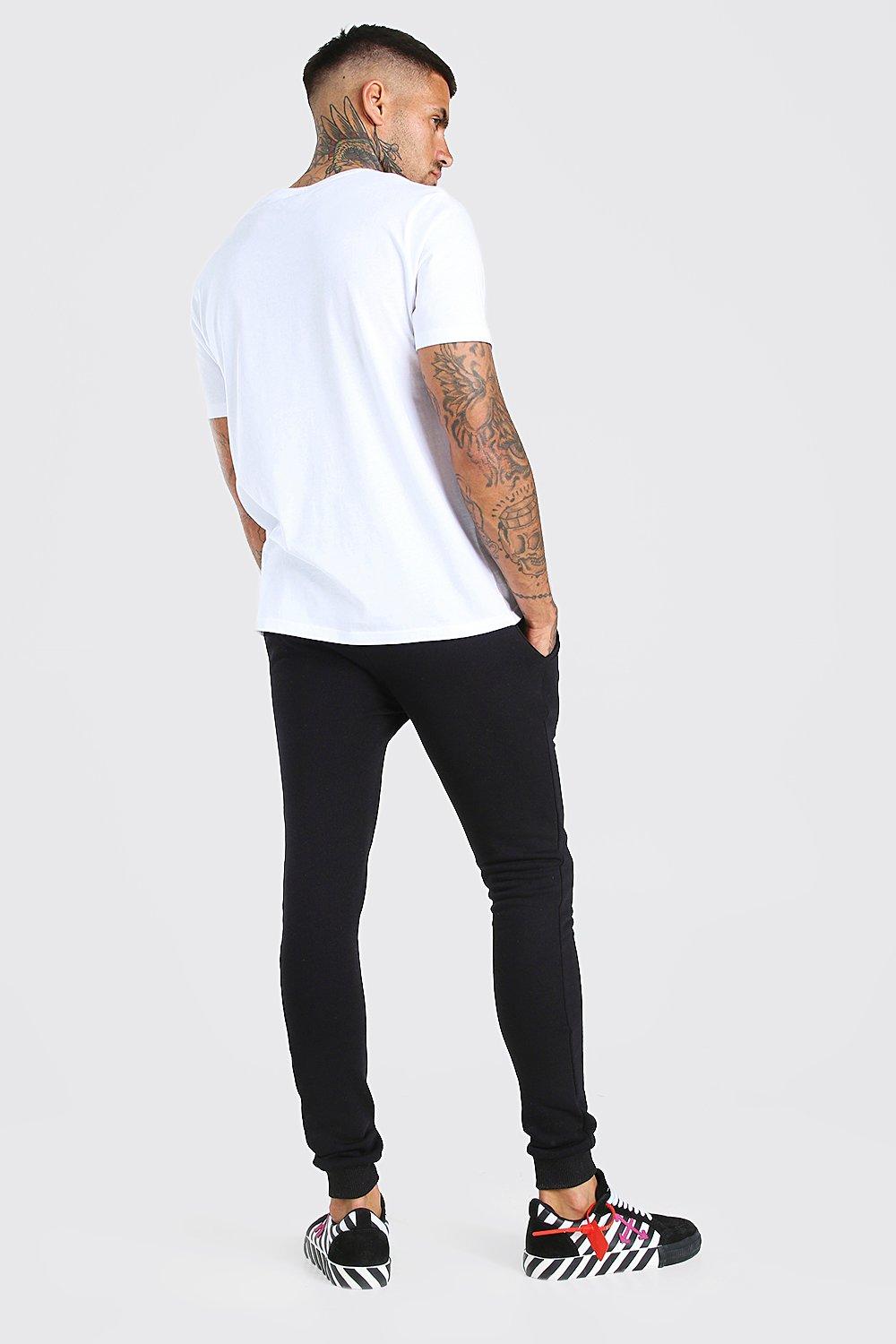 boohooman super skinny joggers