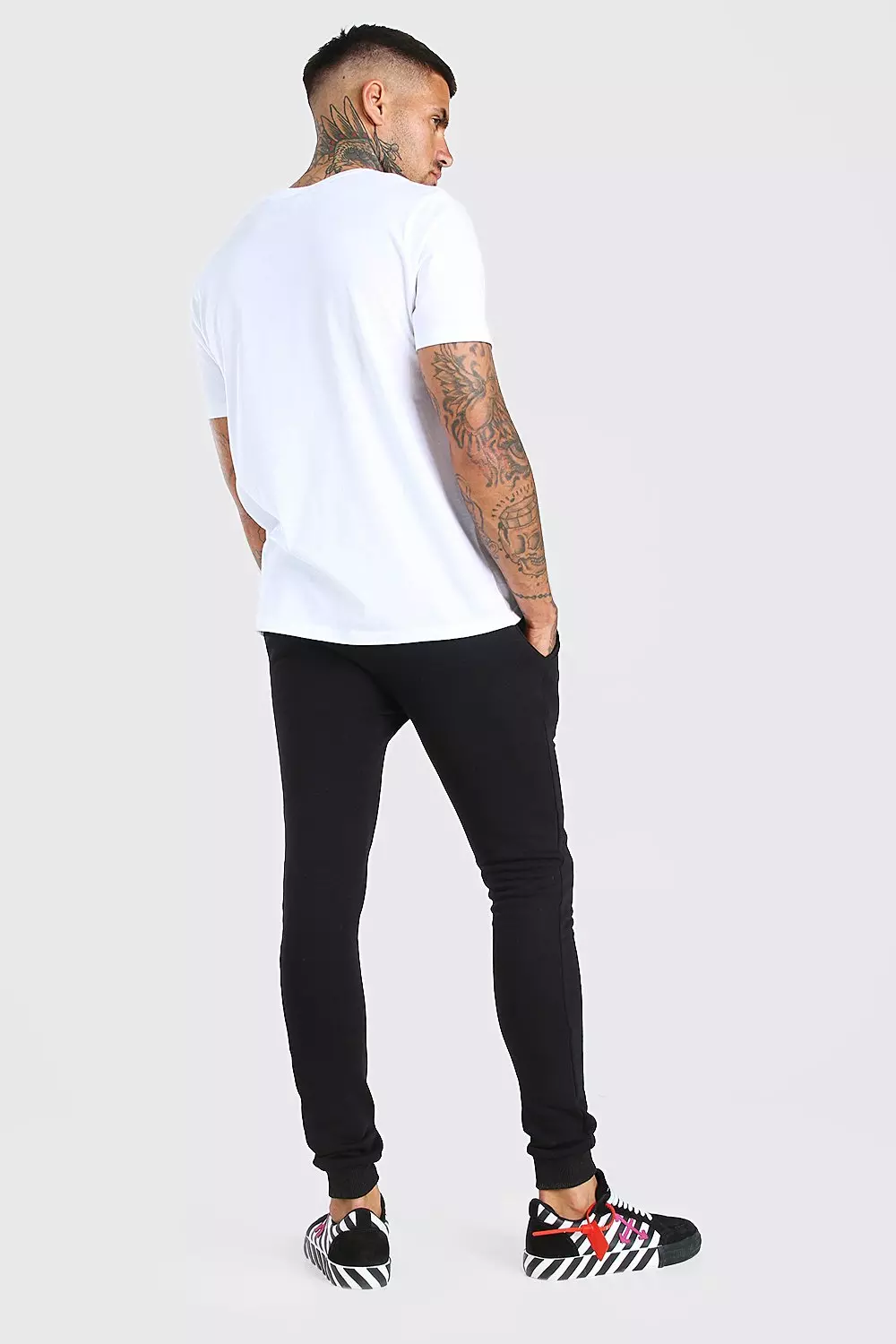 Boohooman super best sale skinny joggers