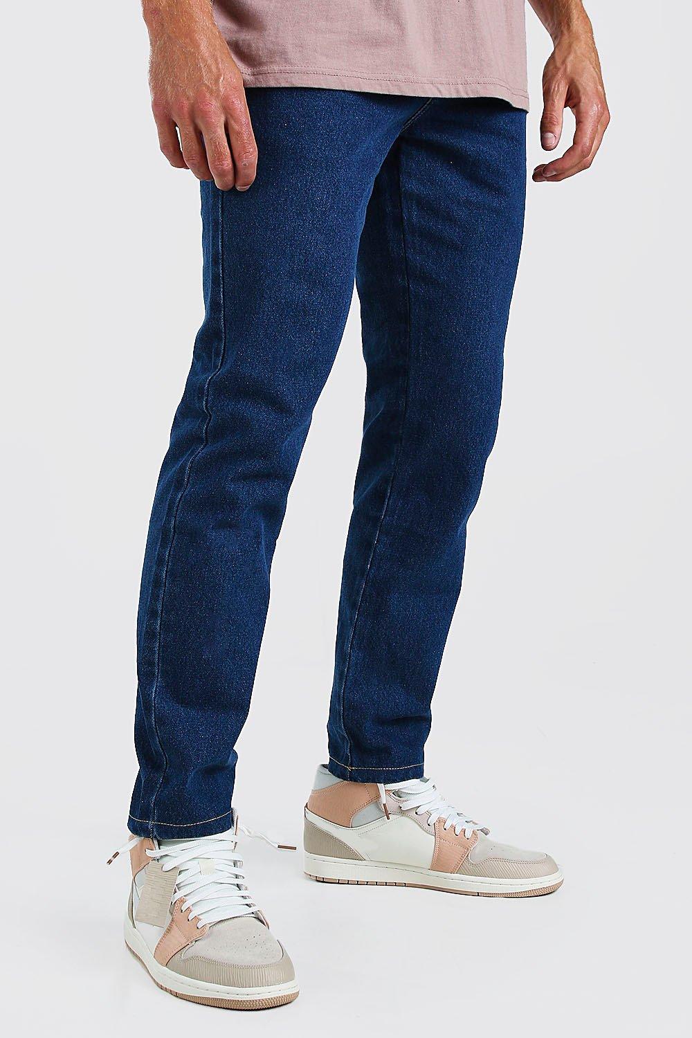 mens elastic ankle jeans