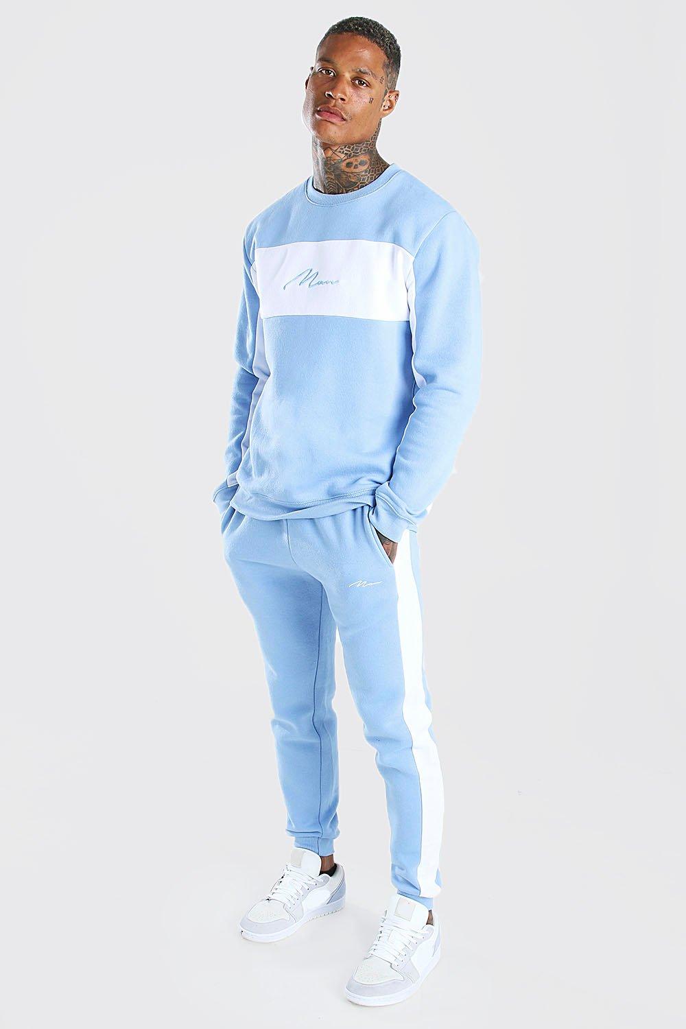 powder blue tracksuit