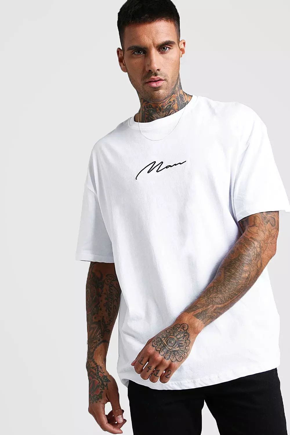 T-shirt blanc oversize homme