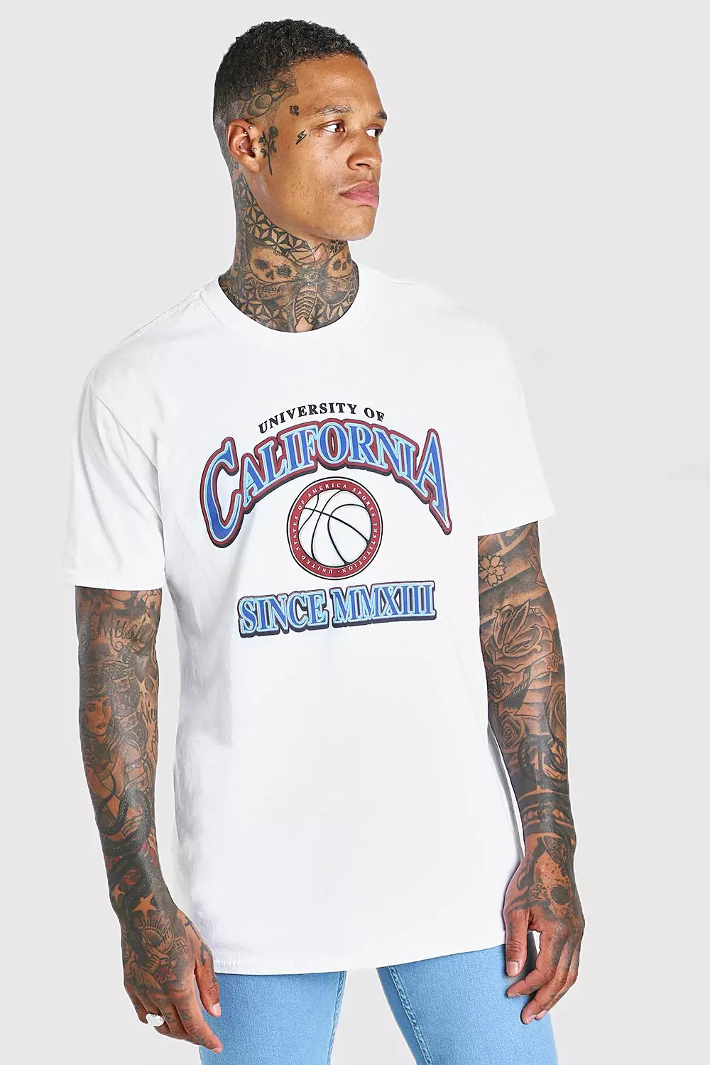 Oversized Basketball Graphic Graphic T-Shirt