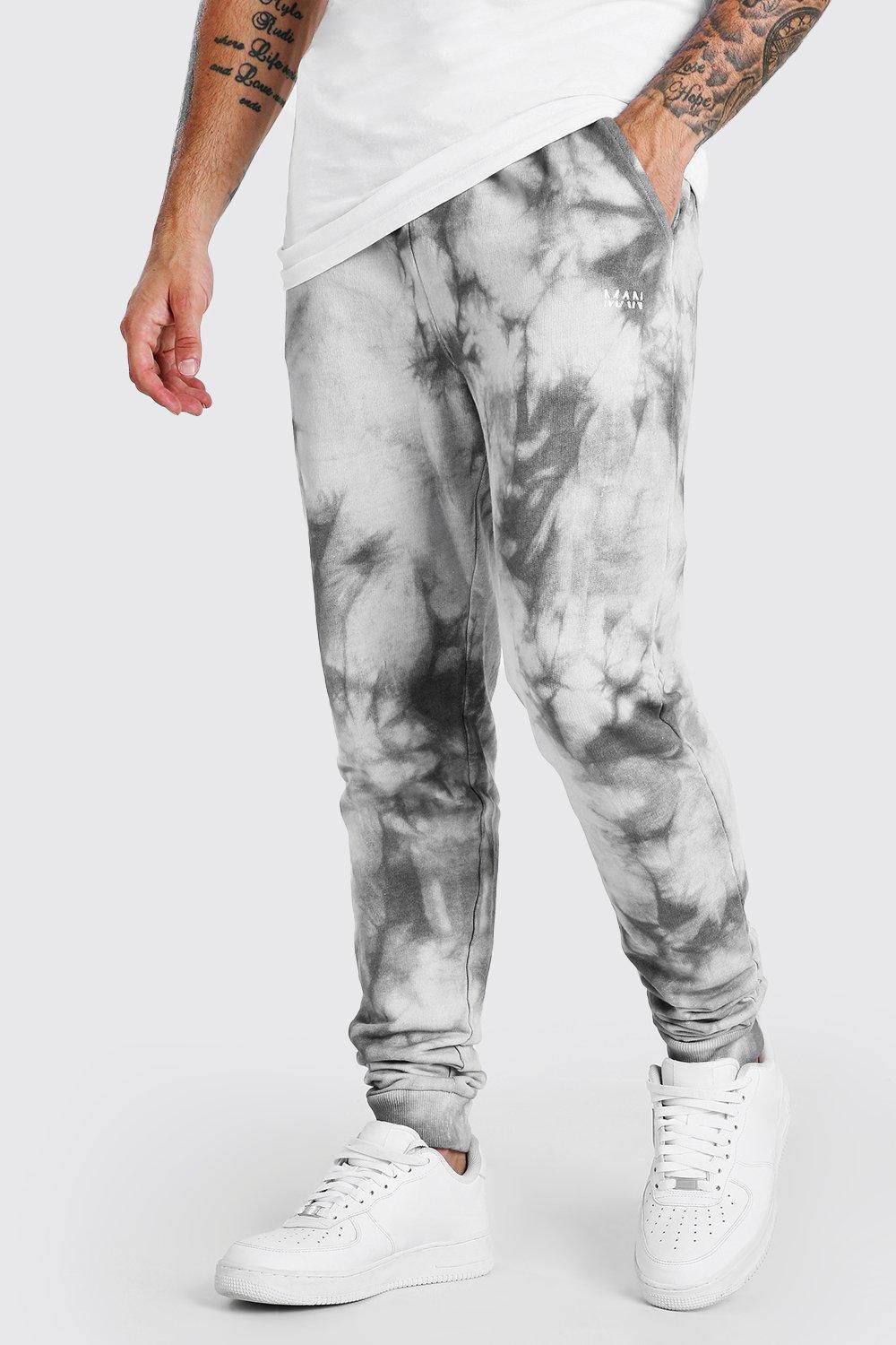 gray tie dye joggers
