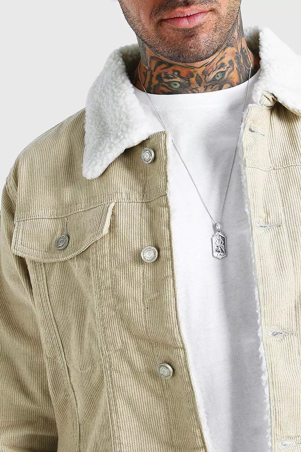 Boohooman corduroy outlet jacket