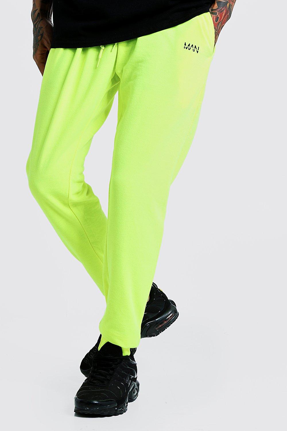 neon joggers mens