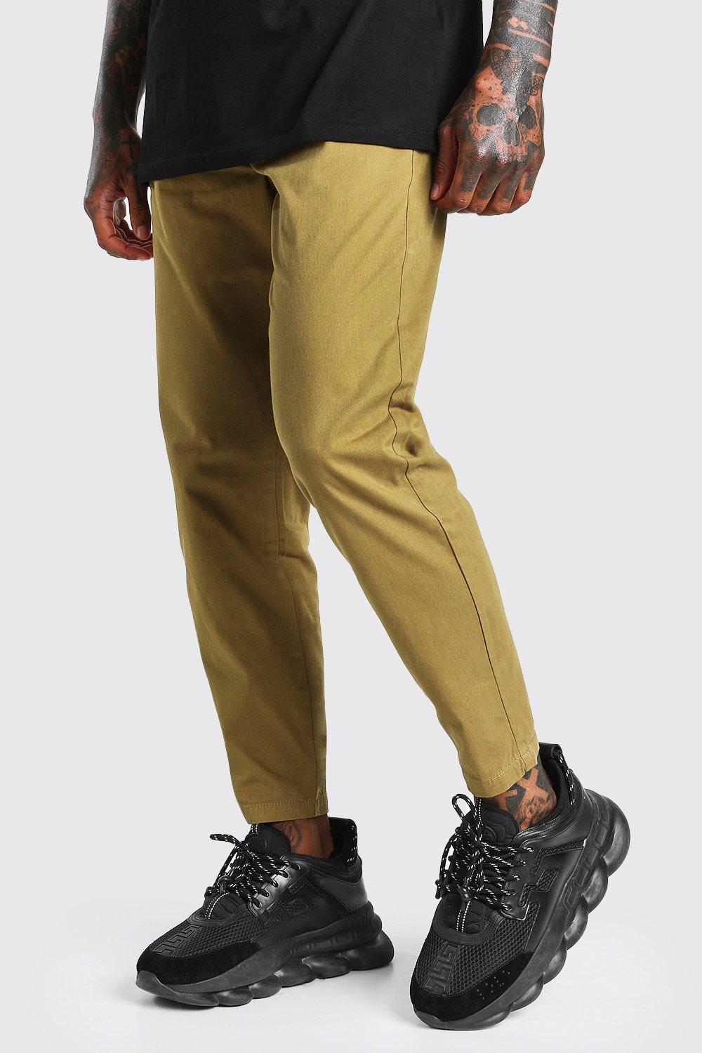 elastic chino pants