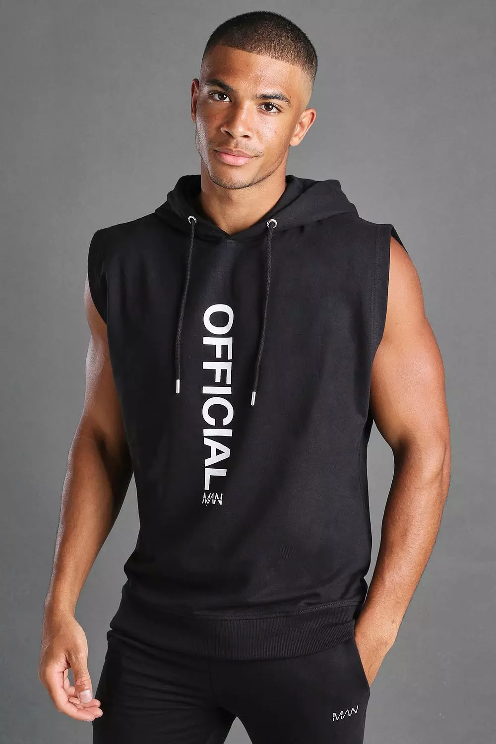 Sleeveless sweater online hoodie