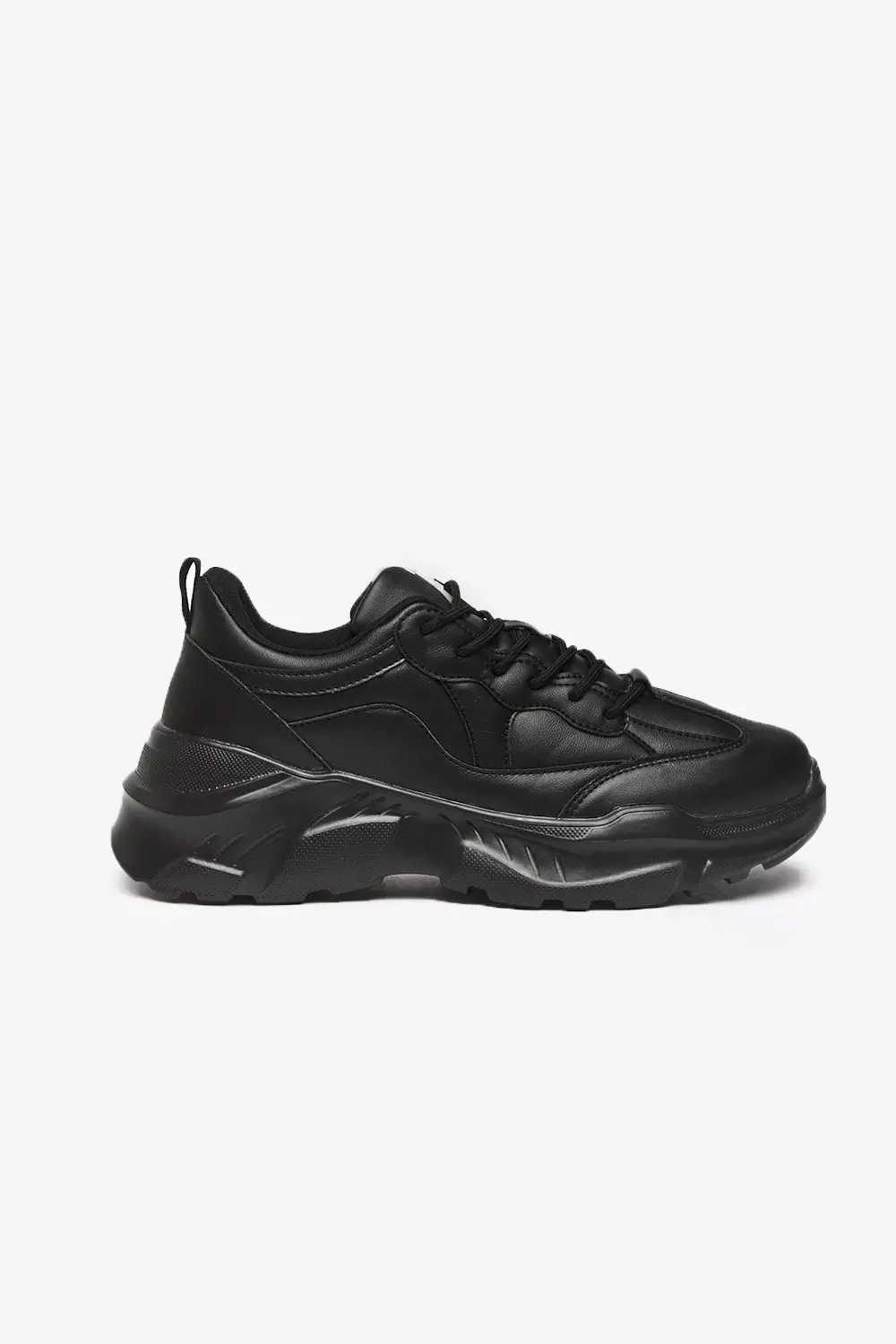 Boohooman chunky trainers in on sale black