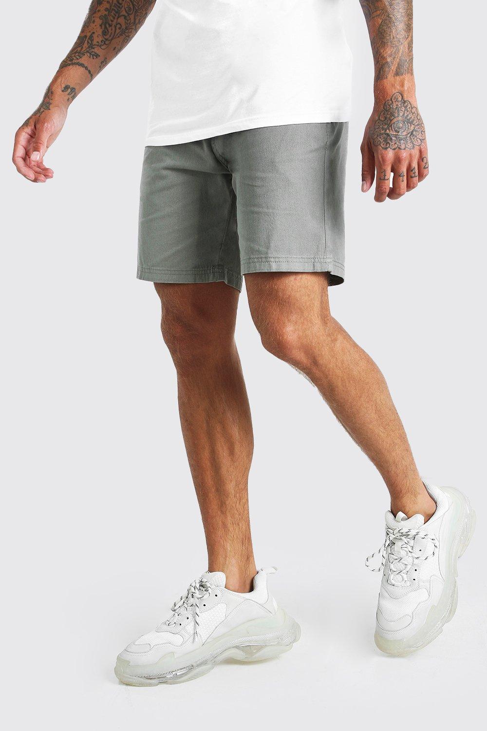 chino shorts with sneakers