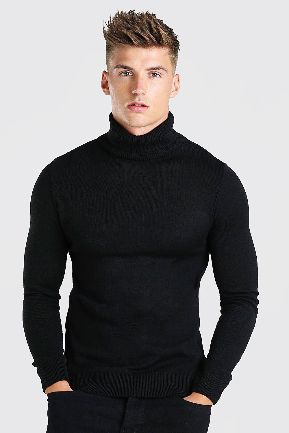 big roll neck jumper