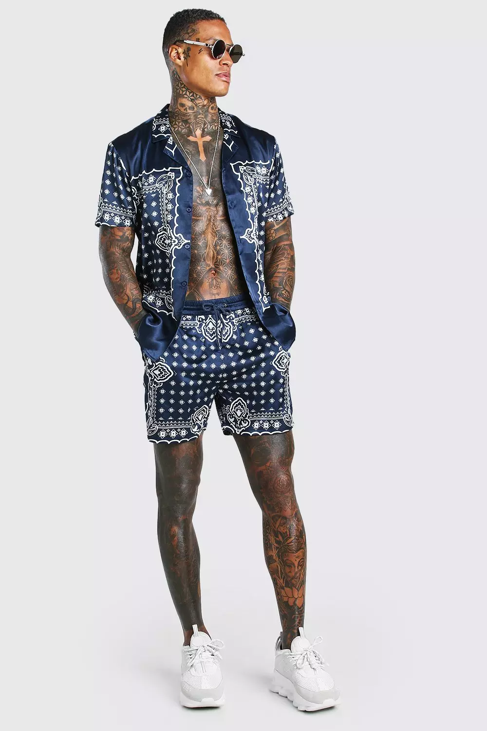 Chemise imprimé bandana homme hot sale