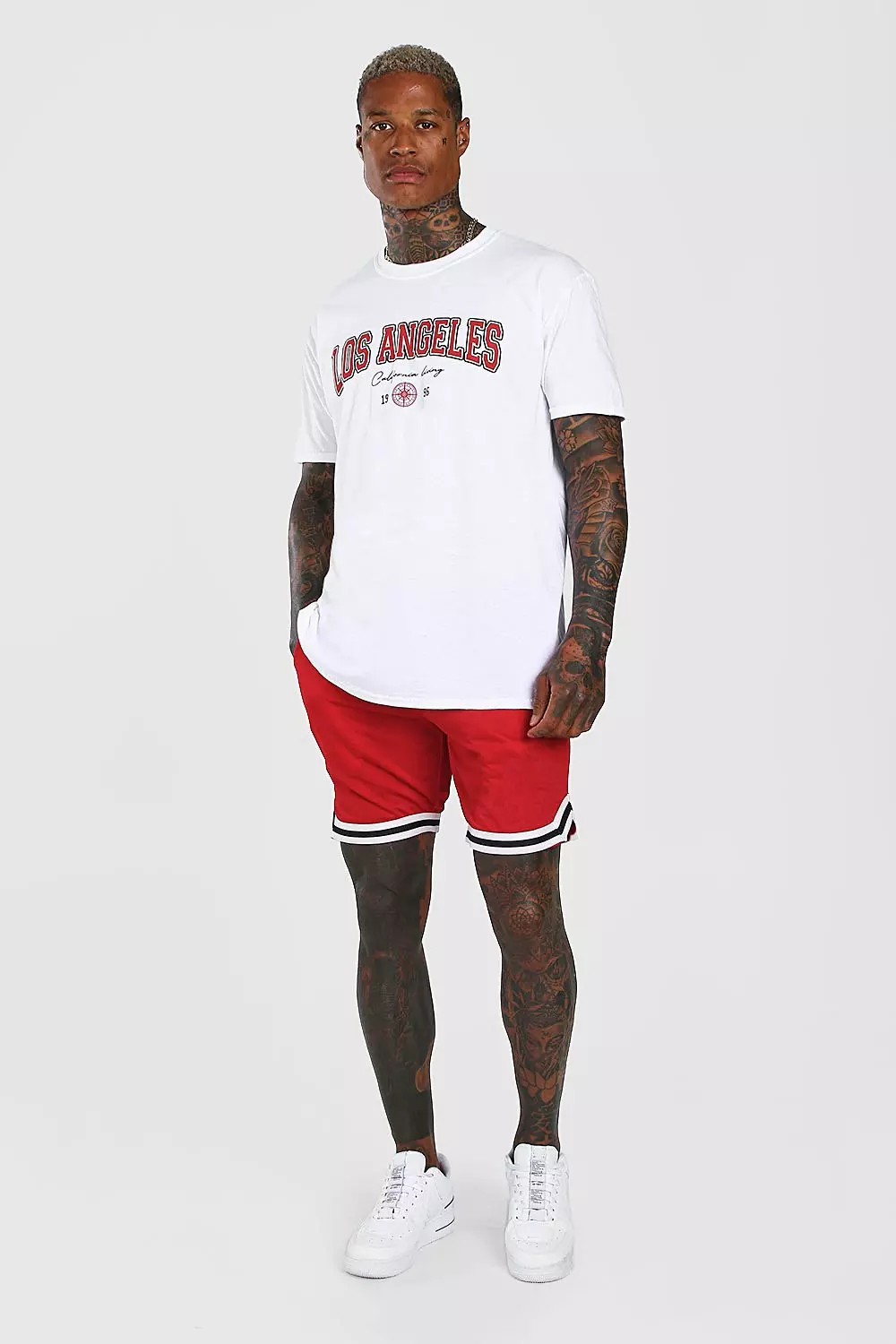 Oversized Los Angeles Varsity Graphic T-shirt