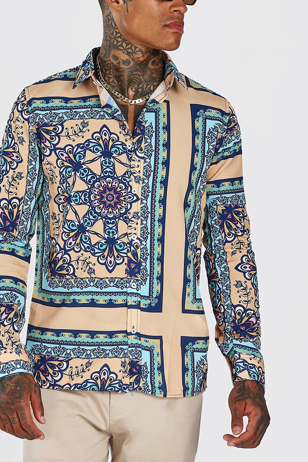 baroque long sleeve shirt