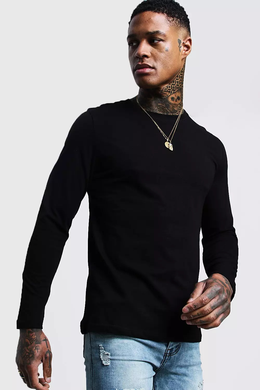 Basic Long Sleeve Crew Neck T-Shirt