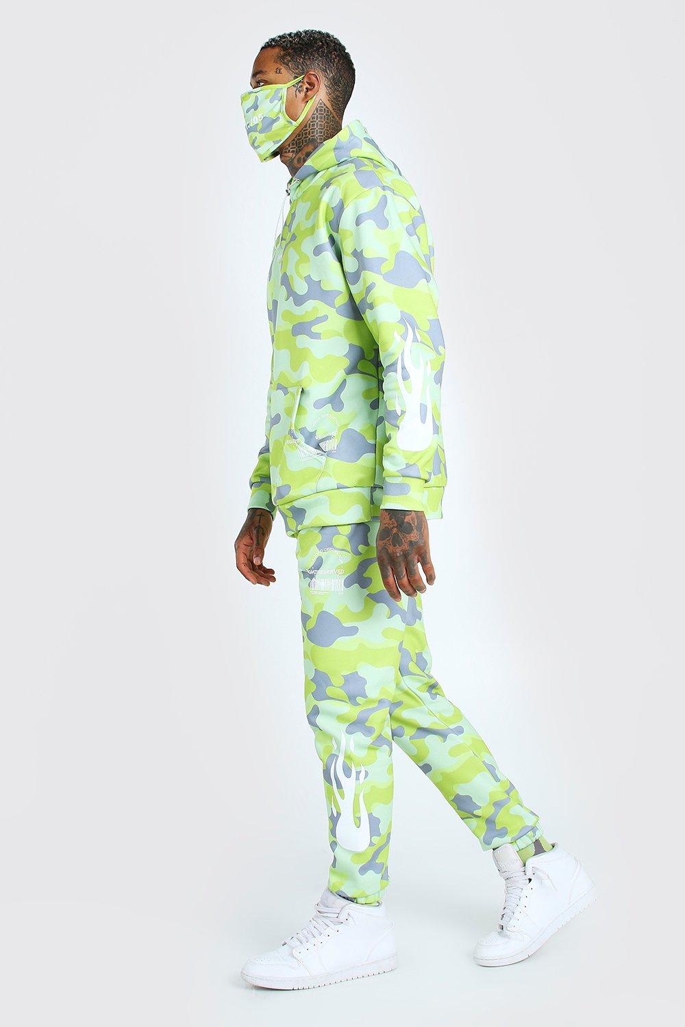 camo print tracksuit