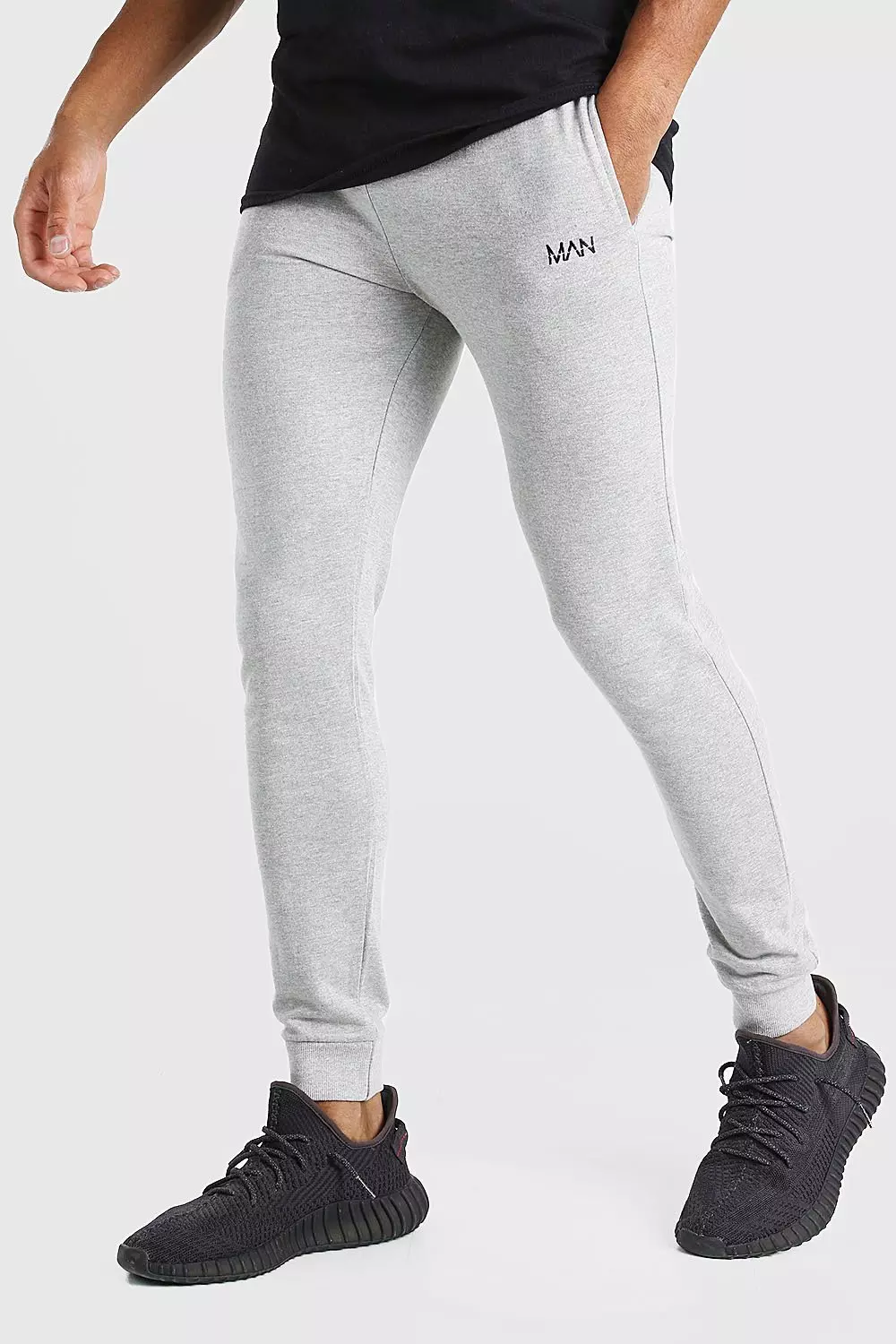 Boohooman super 2025 skinny joggers