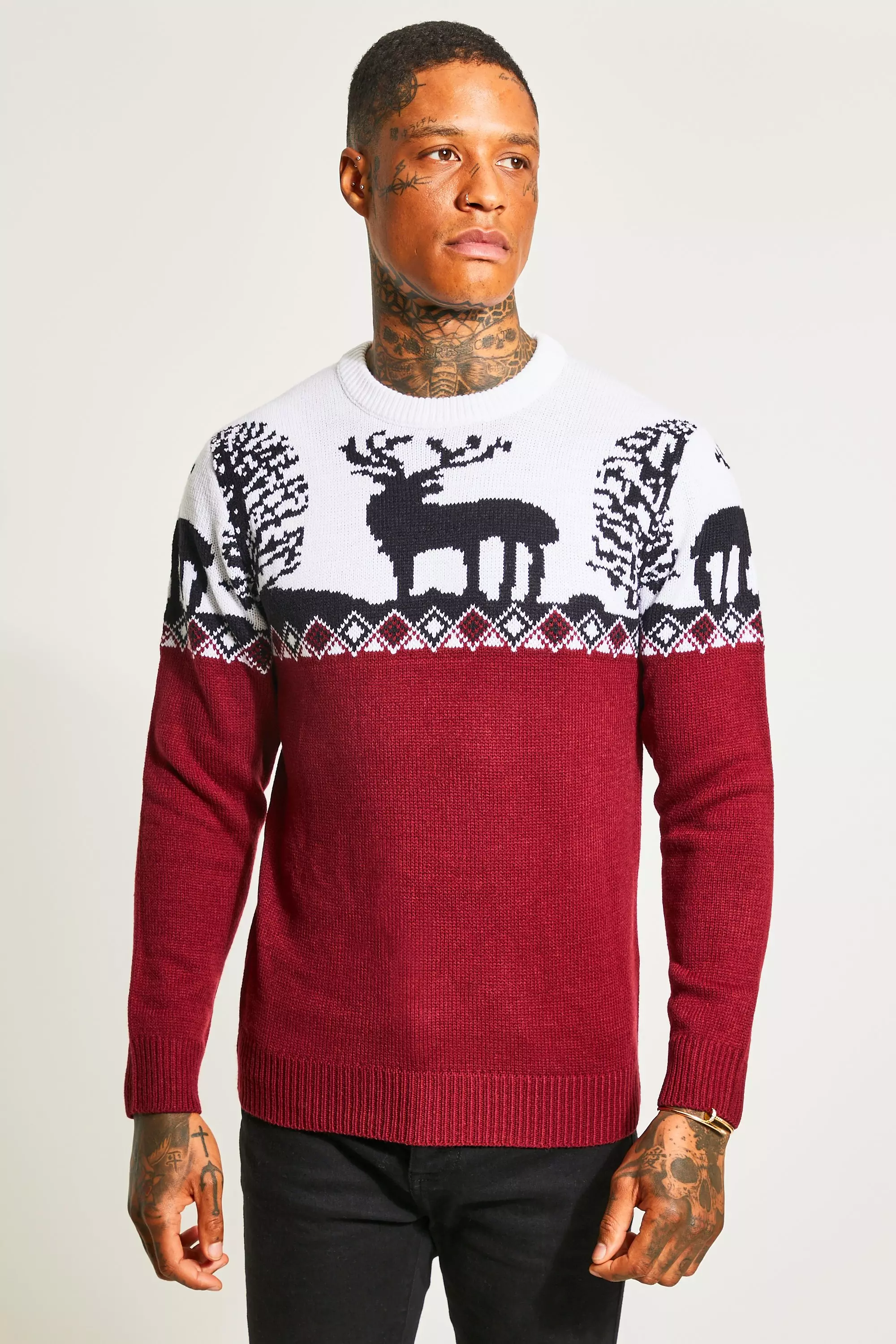 Turtle neck clearance christmas jumper