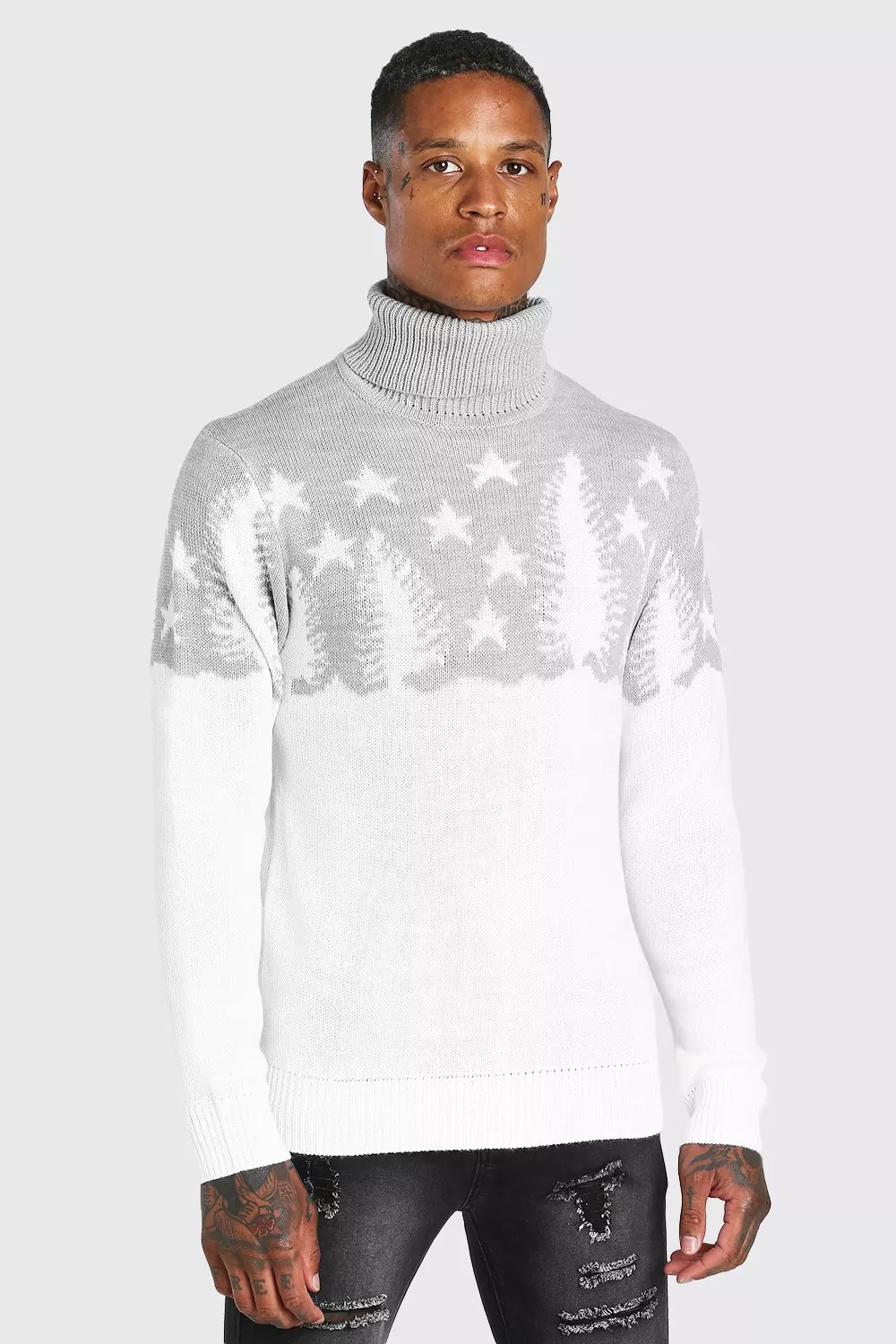 Christmas jumper 2025 roll neck