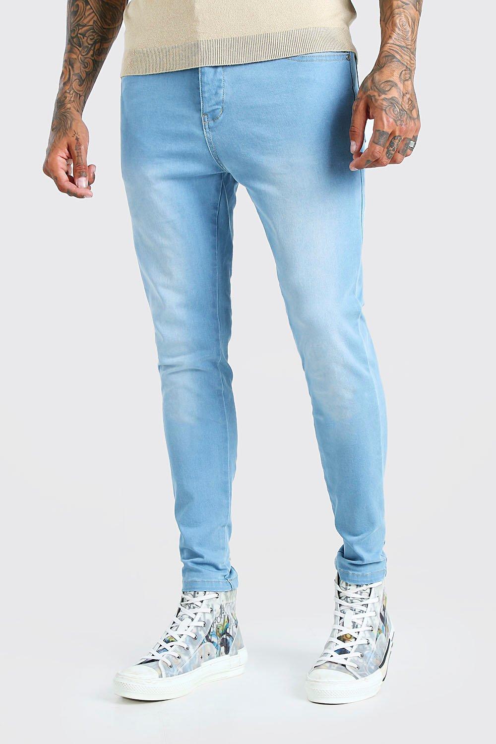 light blue skinny fit jeans