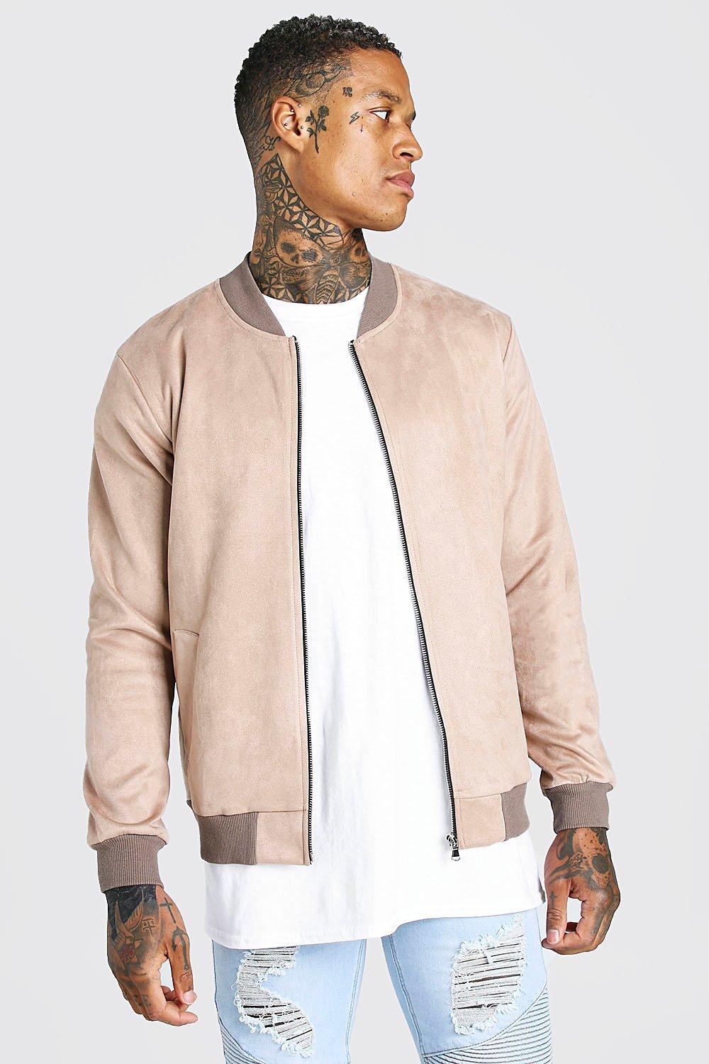 stones suede bomber jacket