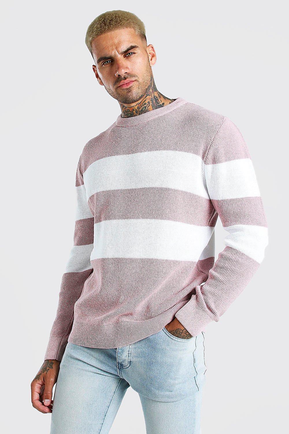 boohooman pink jumper