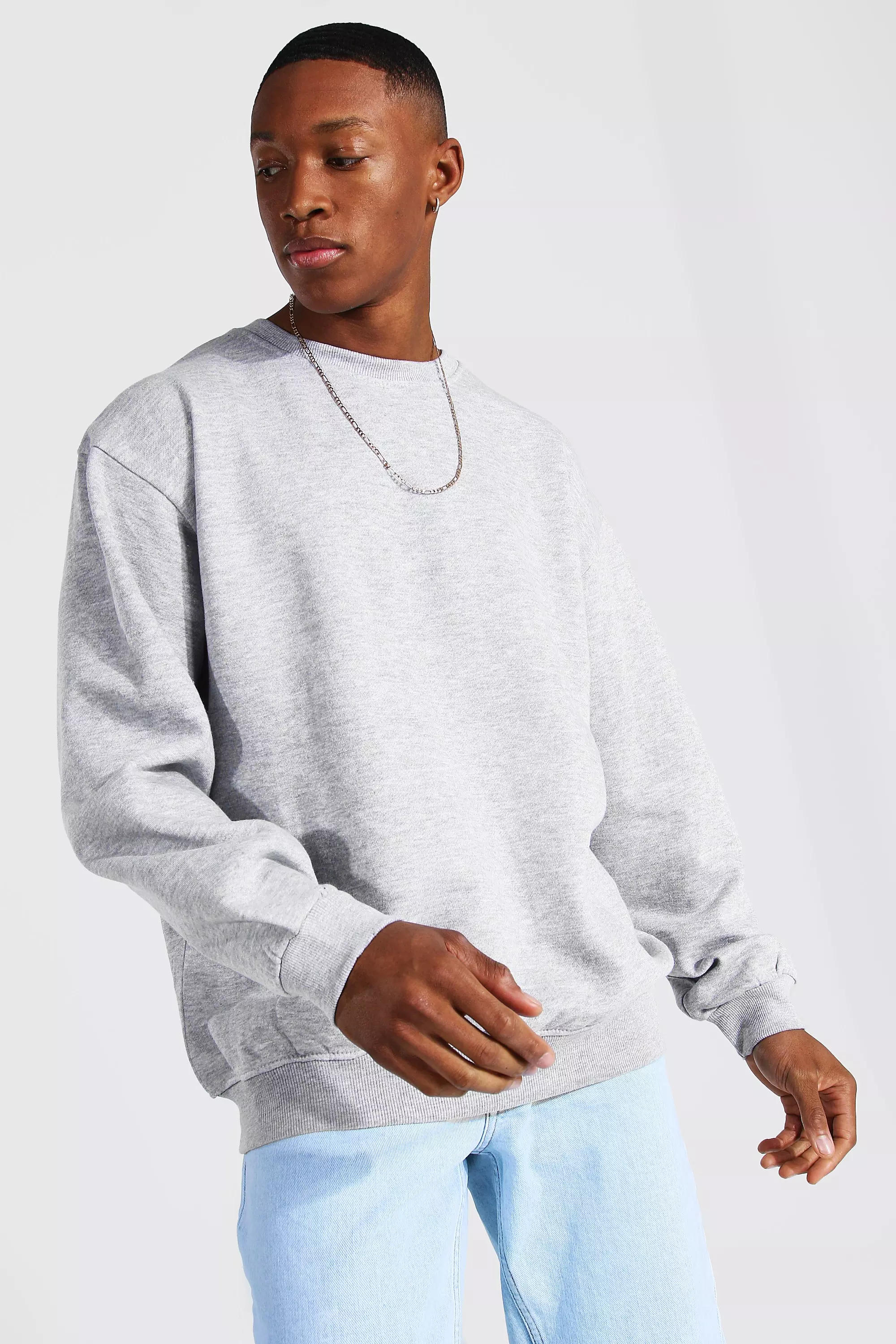 Oversized crew cheap neck sweatshirts