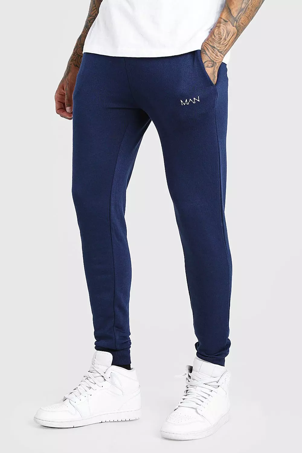 Super skinny on sale joggers mens