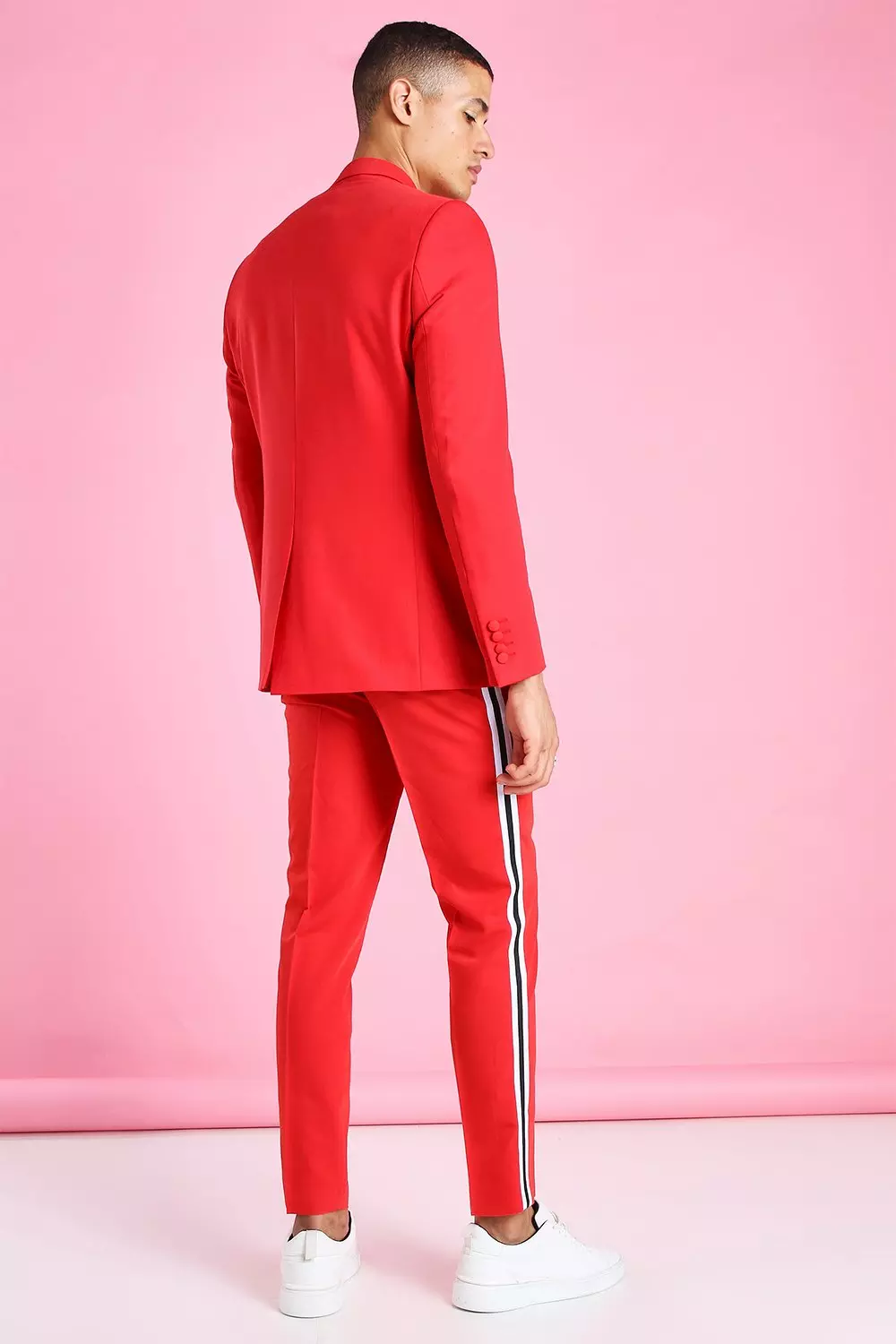 Side stripe best sale suit pants