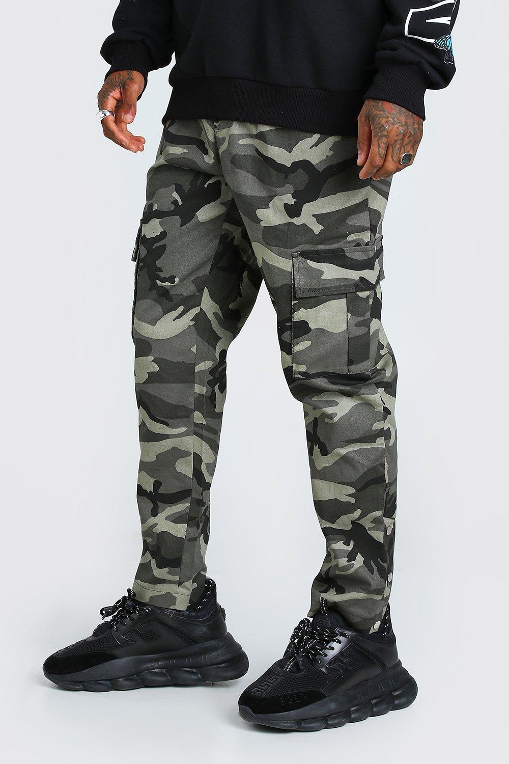 dark grey camo pants