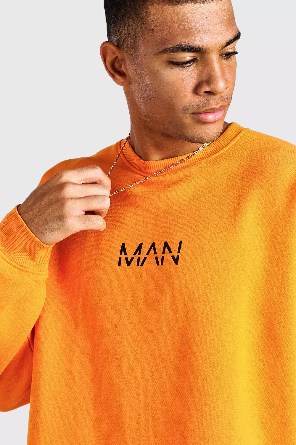 Orange nasa outlet sweatshirt