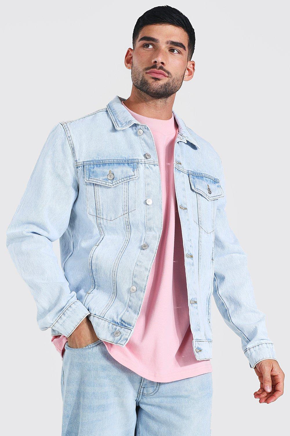 regular fit denim jacket