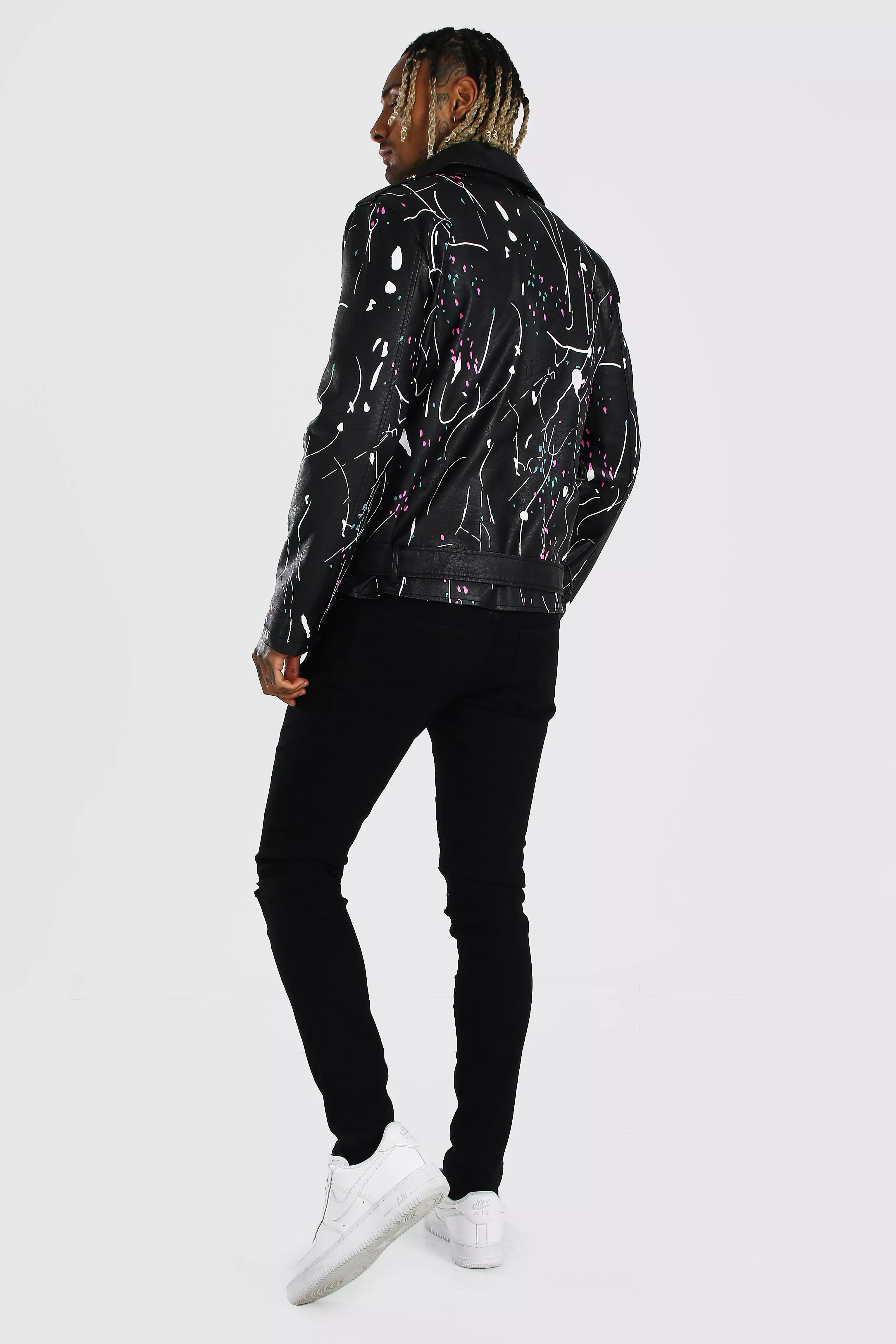 white paint for leather jacket