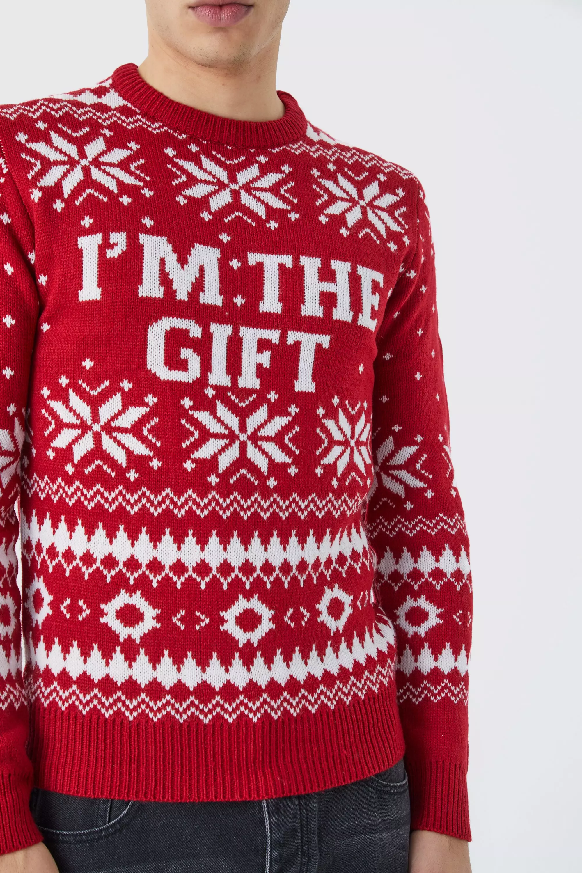 Christmas sweater outlet present