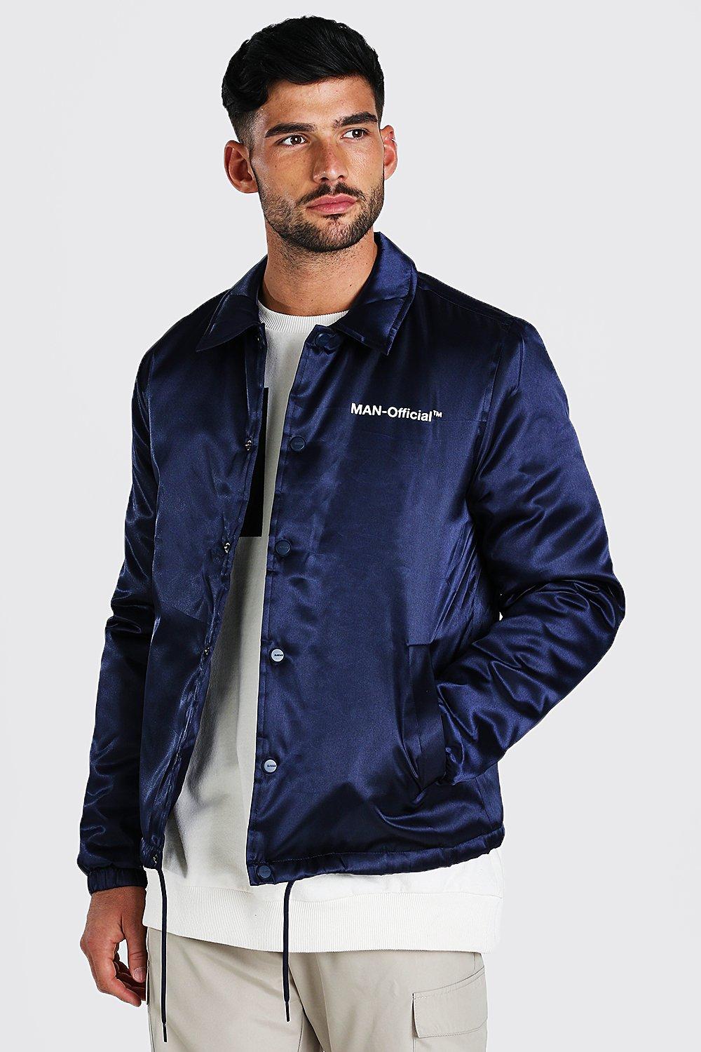 satin coach jacket