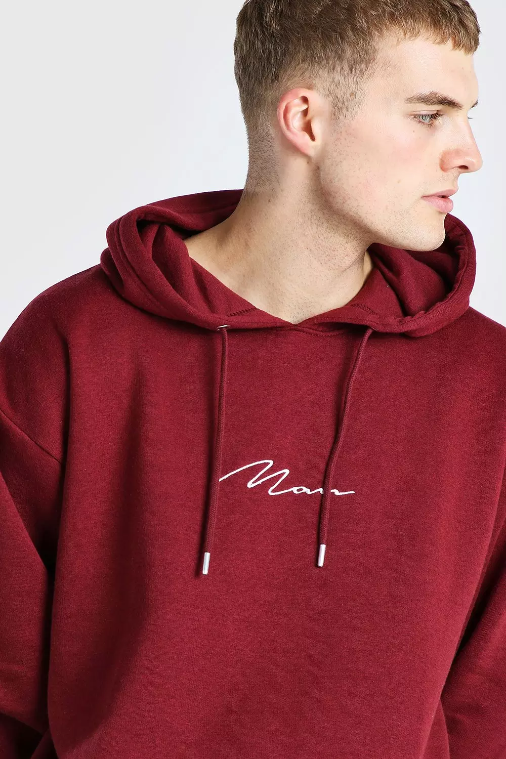 Boohooman 2025 red hoodie