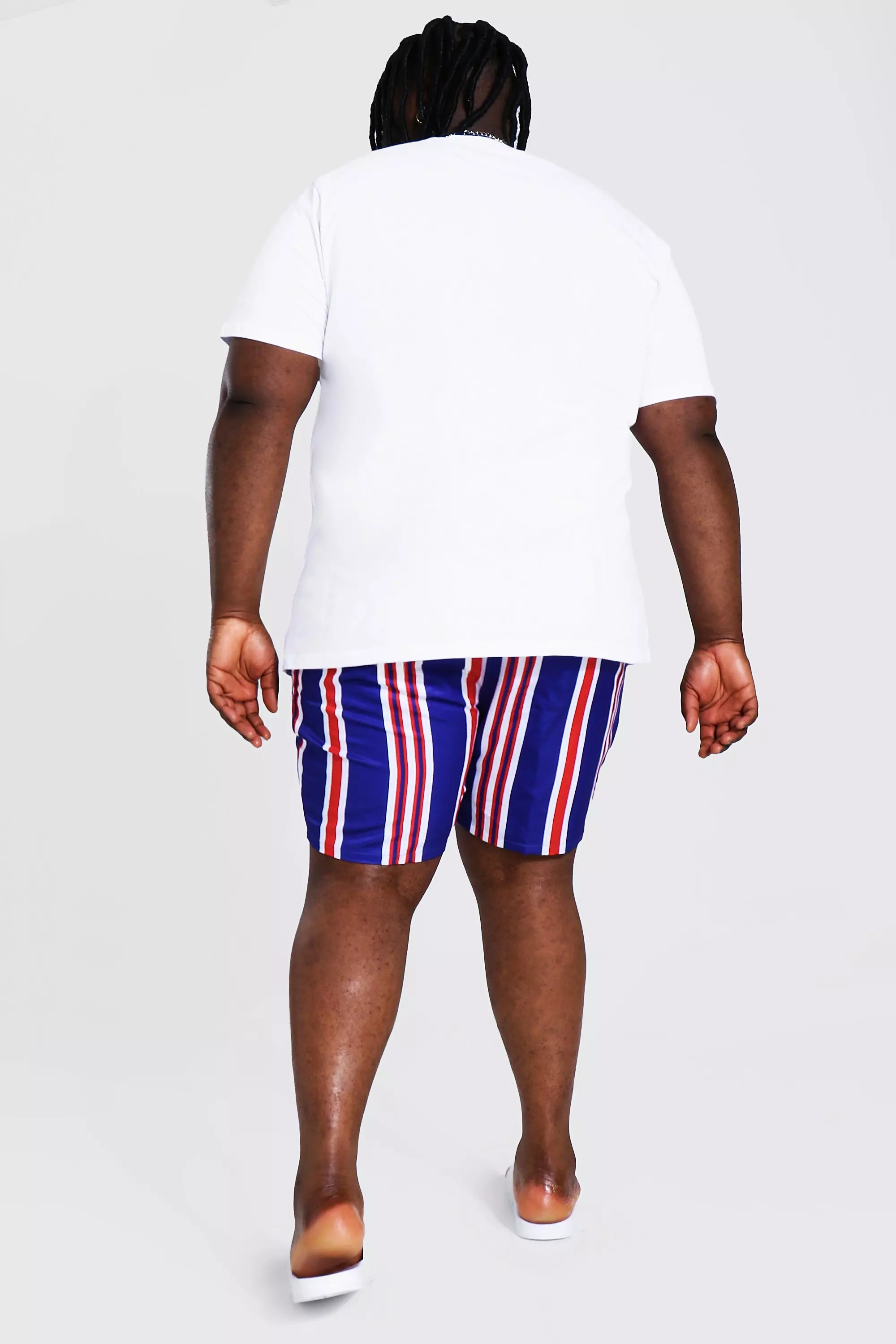 Plus Size Mid Calf Swim Shorts