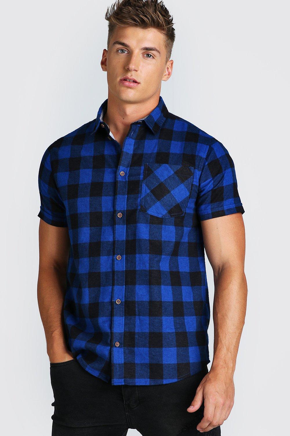 short sleeve flannel shirt