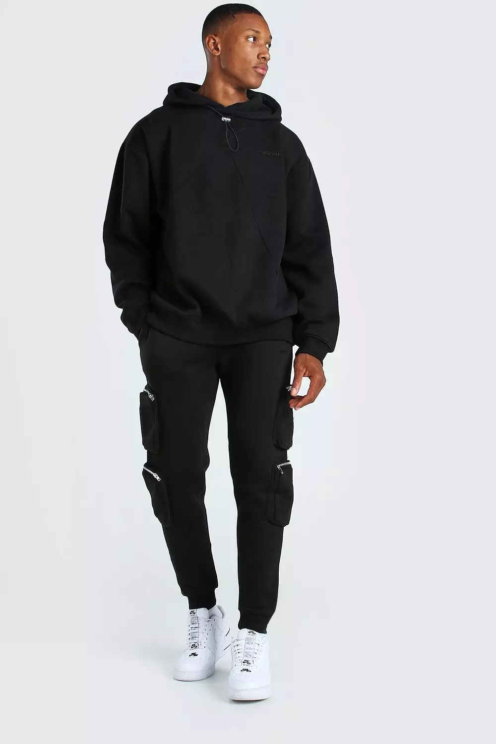 MAN Oversized Hoodie Utility Jogger Tracksuit