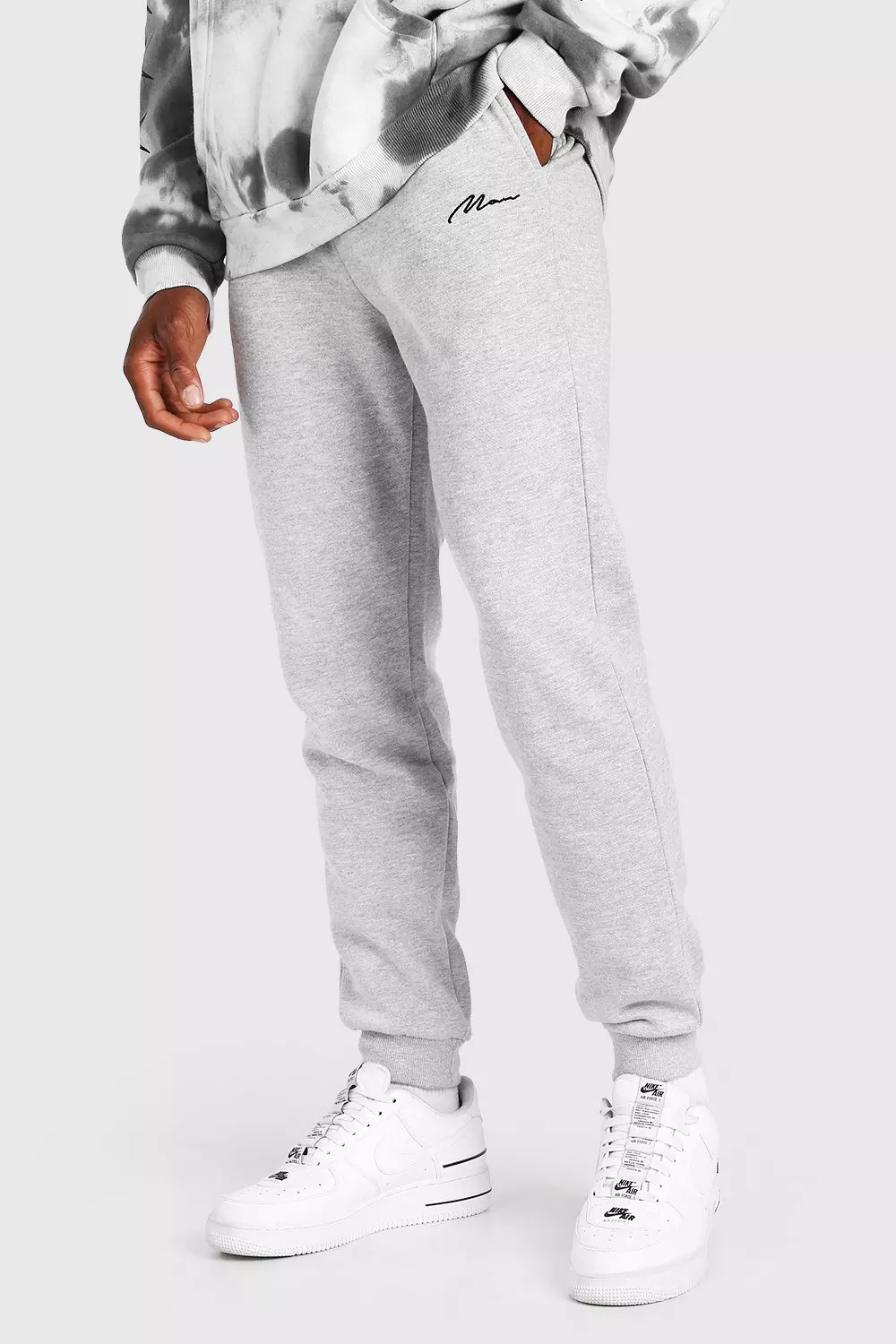 Boohooman discount signature joggers