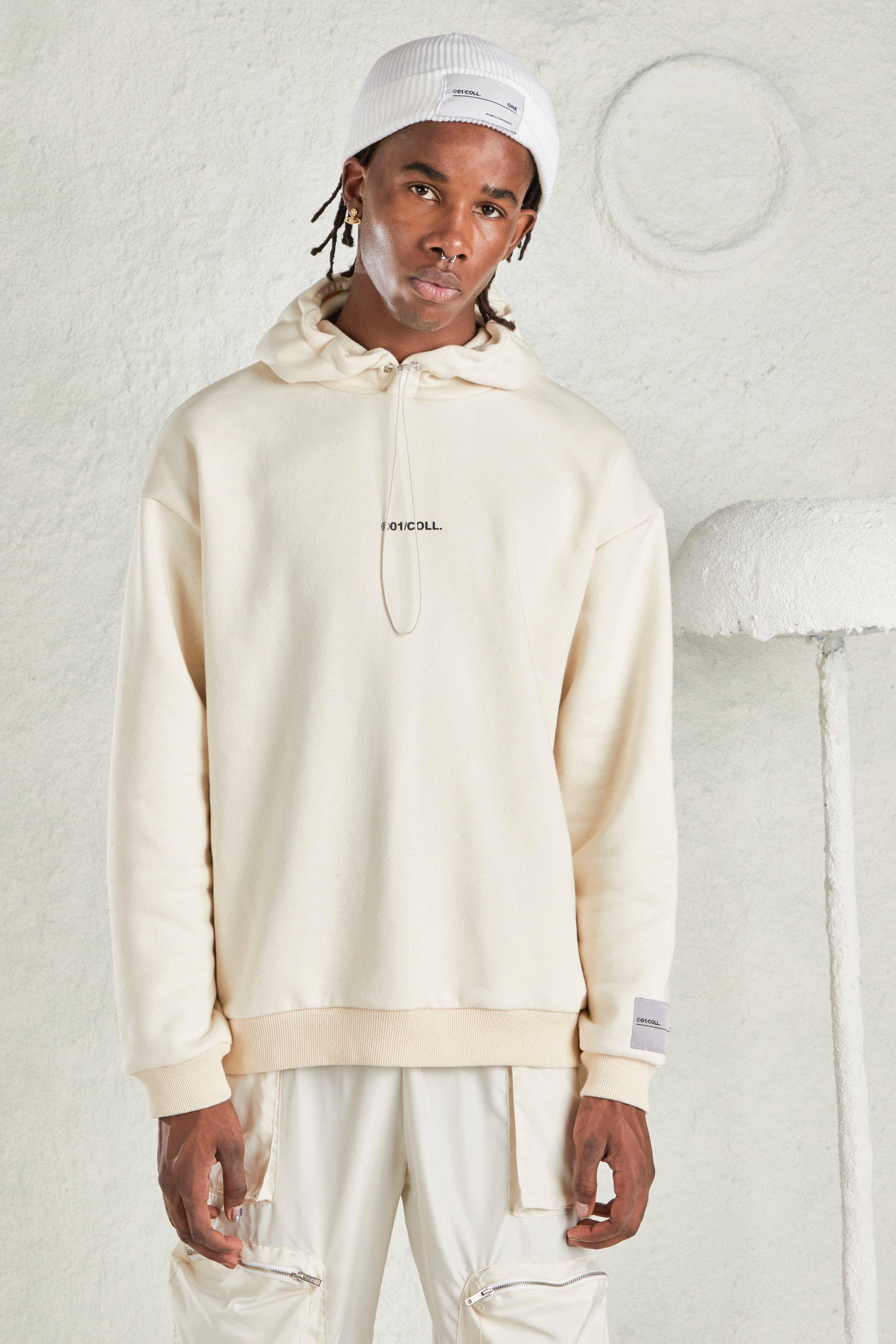 oversized hoodie beige