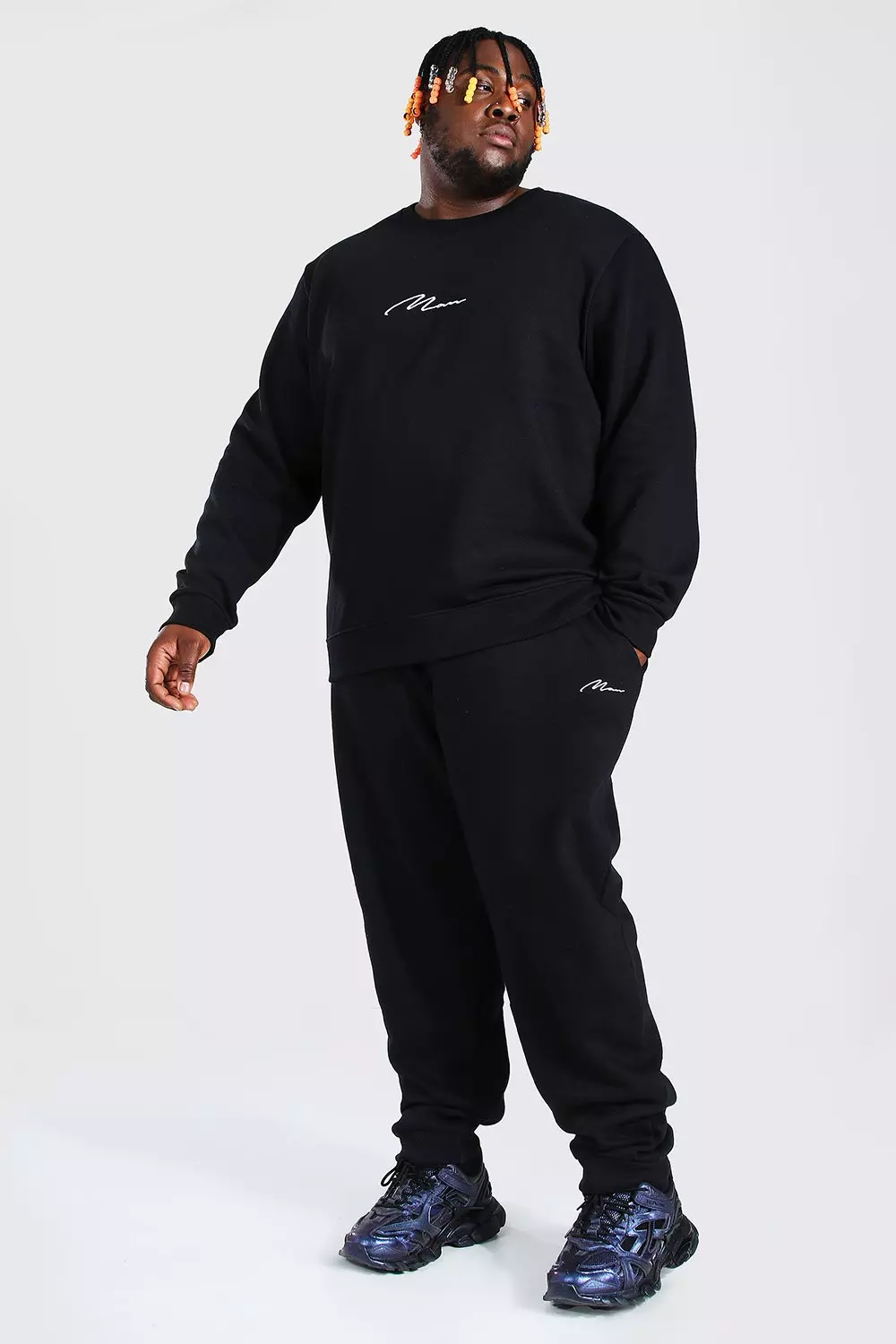 Boohooman store script tracksuit