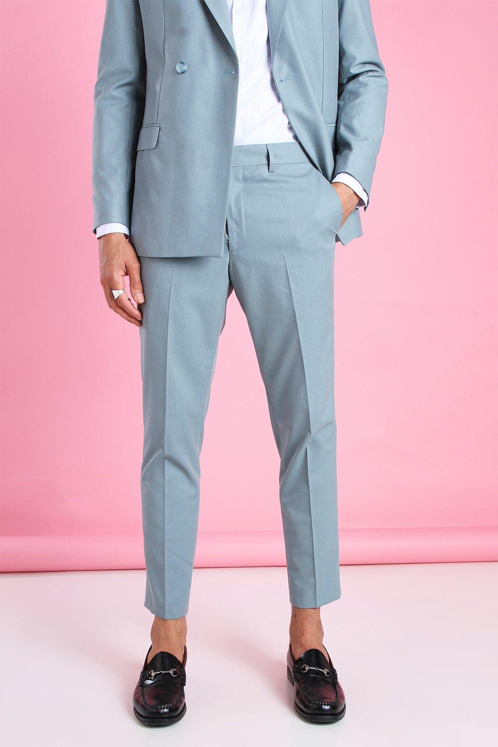 skinny cropped suit pants