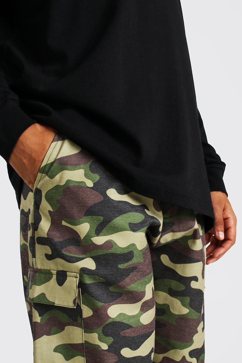 camo cargo skate pants