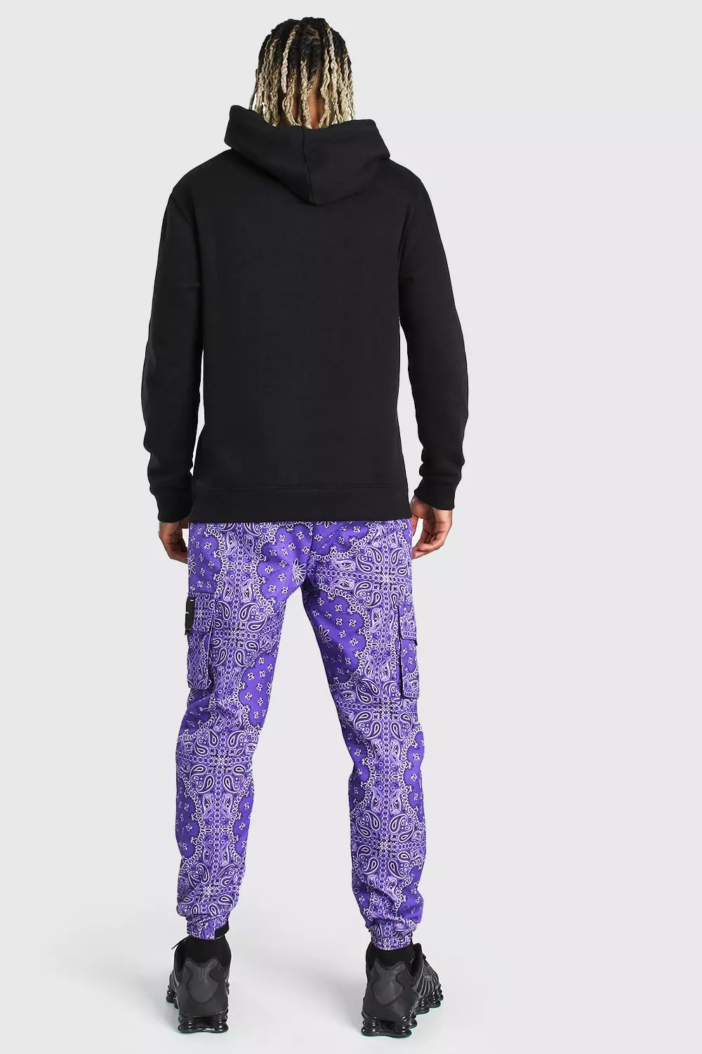 Purple clearance bandana pants